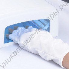 Перчатки - защита при сушке ногтей в УФ лампе, 1 пара